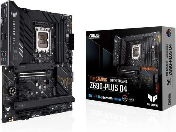 Asus TUF GAMING motherboard -Z690-PLUS-D4 DDR4 Skt 1700 ATX