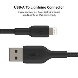 BELKIN 1M USB-A TO LIGHTNING CABLE