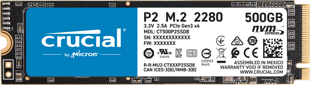 Crucial 500GB SSD