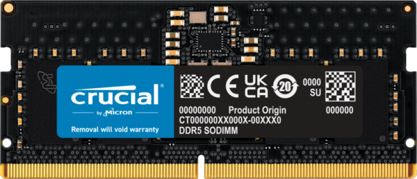 Crucial 8G Memory DDR5 4800 Sodimm