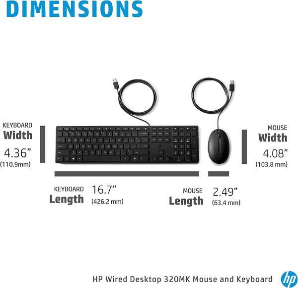 HP keyboard and mouse