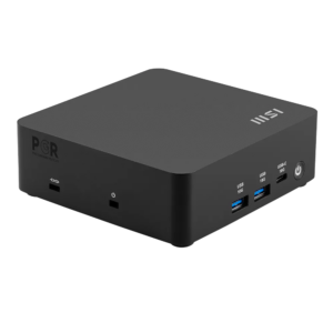 MSI Cubi NUC AI 1UMG-012BAU Mini PC Black Barebone, Core Ultra 7 155H, 2x D5 Sodimm, 2x M.2
