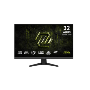 MSI MAG 325QF E18V 31.5" 180Hz WQHD 0.5ms HDR Adaptive Sync Rapid VA Gaming Monitor