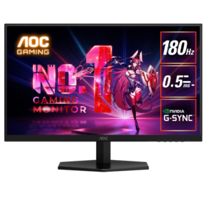 AOC Q27G40E 27" Fast IPS 2K Gaming Monitor 180Hz 0.5ms HDMI DP