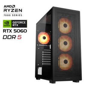 AMD Guardian Ryzen 5 7500F RTX5060 Gaming PC 32G 1TB
